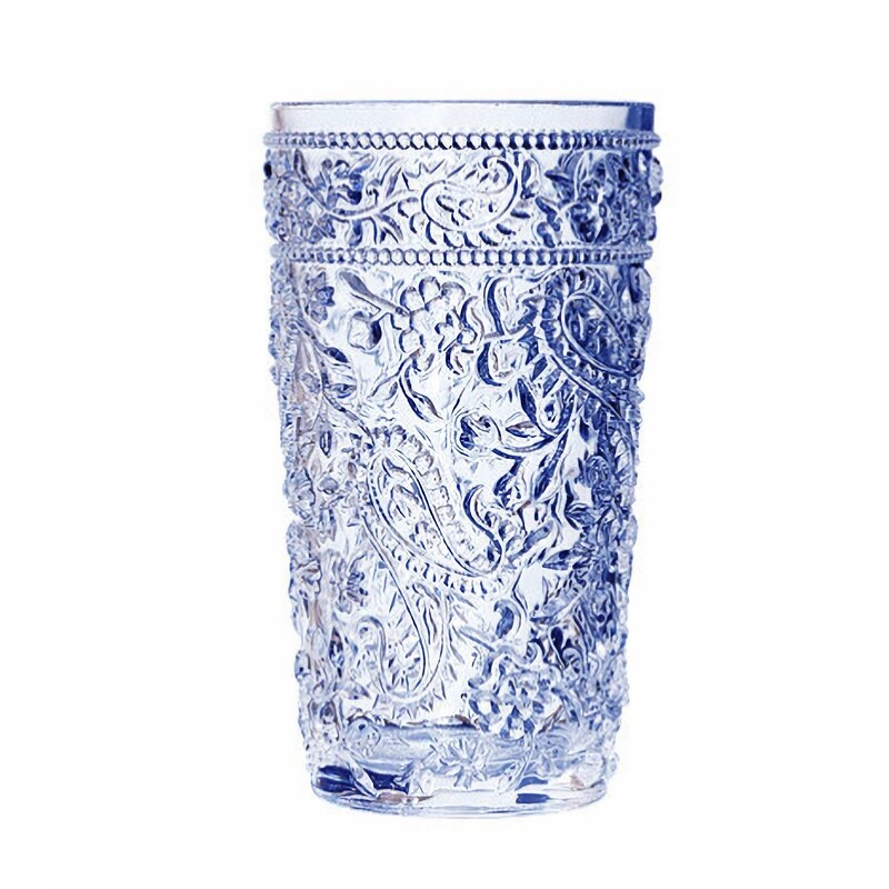 Calder Paisley 17 oz. Acrylic Drinking Glass- set of 4 - Image 0