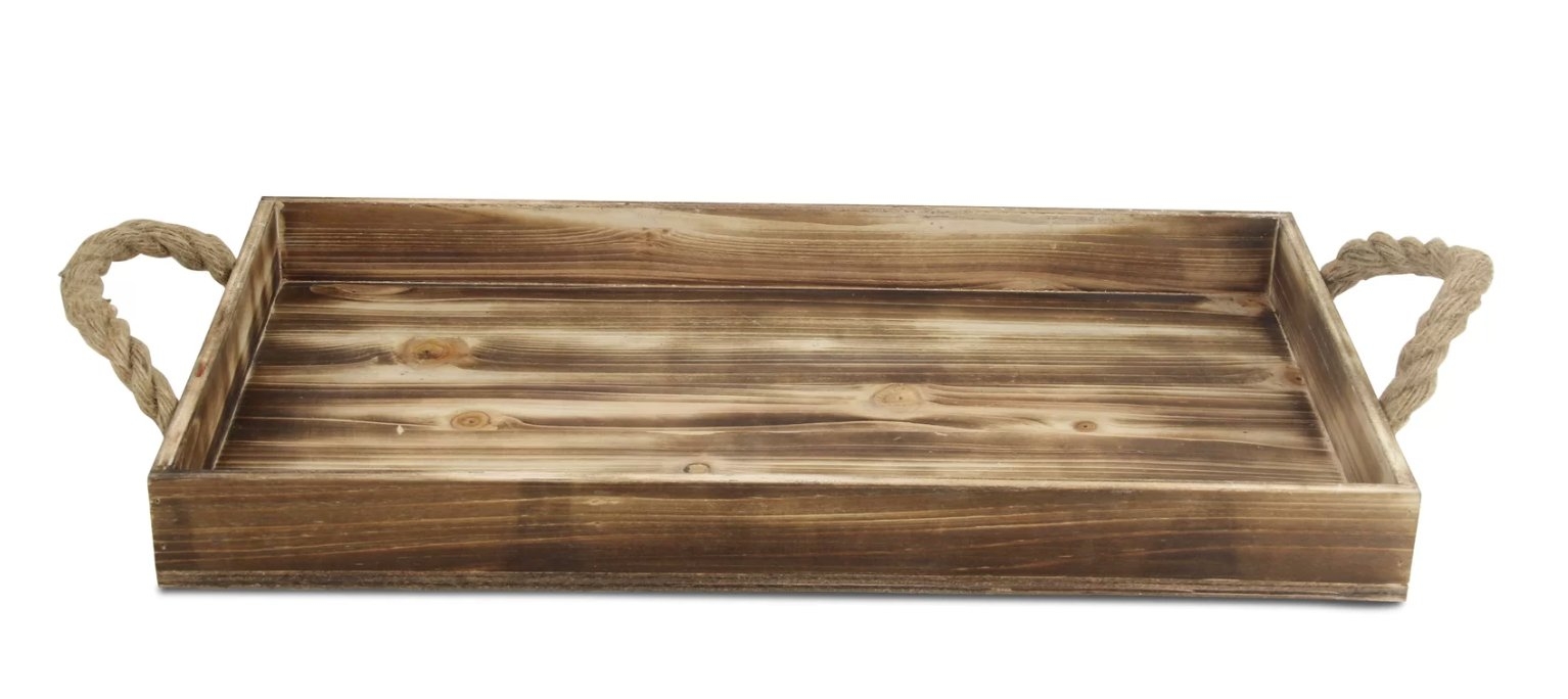Bishopston Wooden Rectangular Tray - Image 0