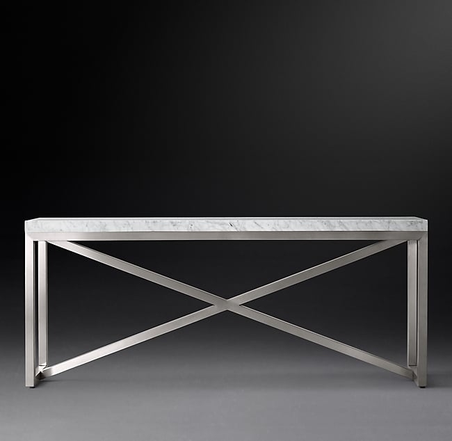 TORANO MARBLE RECTANGULAR CONSOLE TABLE - Image 0