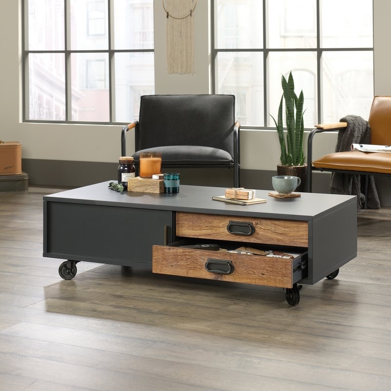 Loehr Coffee Table with Storage - Image 6