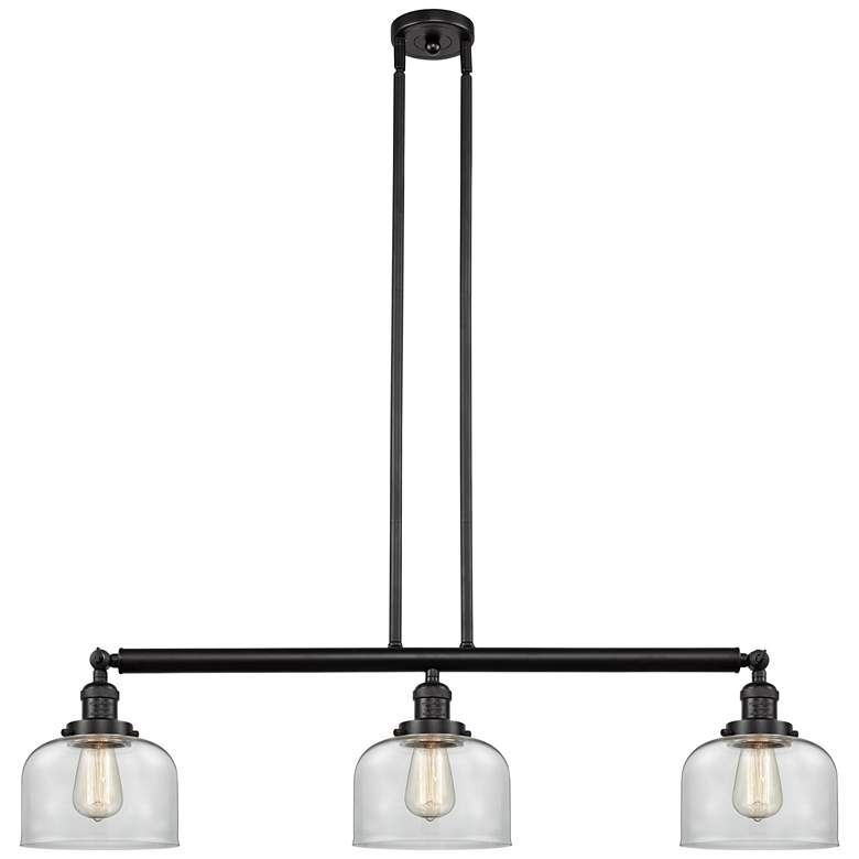 Large Bell 40 1/2"W Oil-Rubbed Bronze 3-Light Island Pendant - Style # 65V98 - Image 0