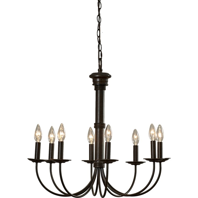 Wisbech 8 - Light Candle Style Classic / Traditional Chandelier - Image 0