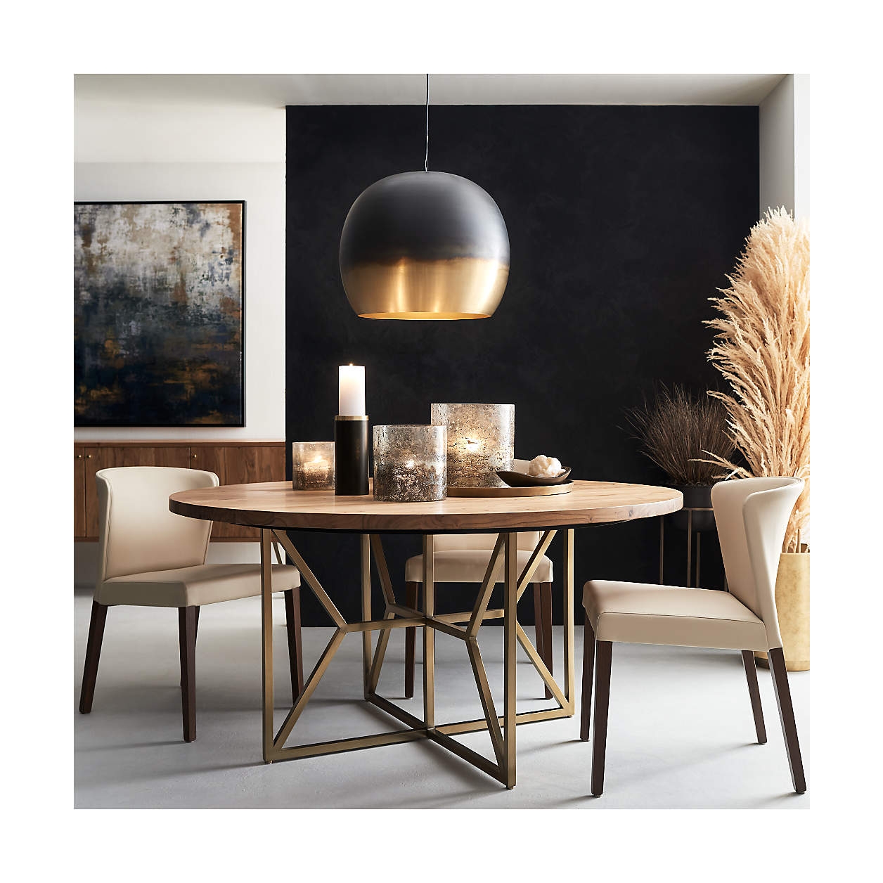Elara Metal Globe Pendant Light - Image 2