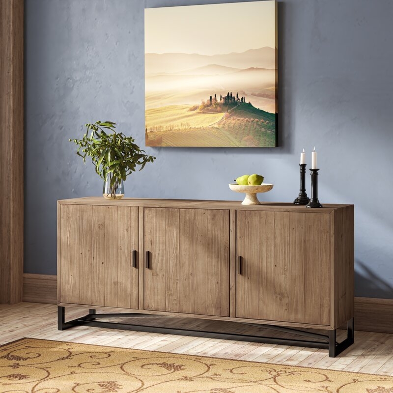 Alterma 67.75'' Wide Pine Solid Wood Sideboard - Image 1