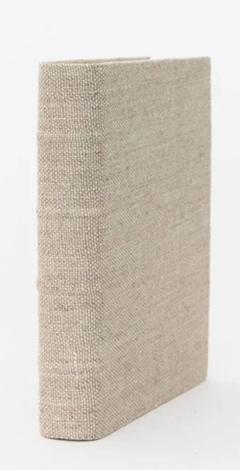 HANDCRAFTED LINEN BOOK- SMALL - Image 0