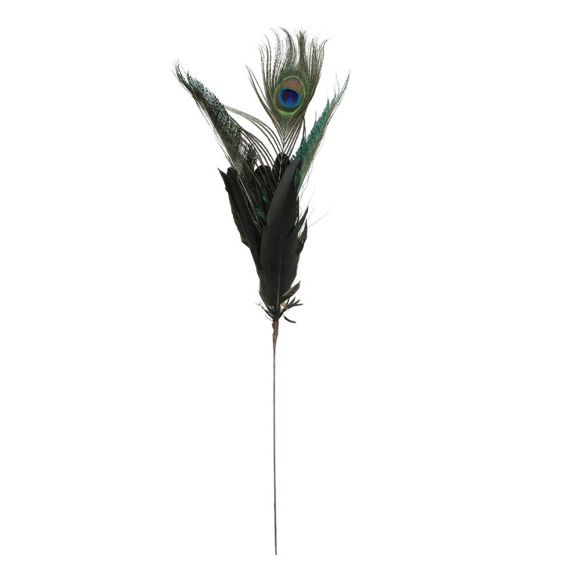 Christmas Peacock Feather Pick - Image 0
