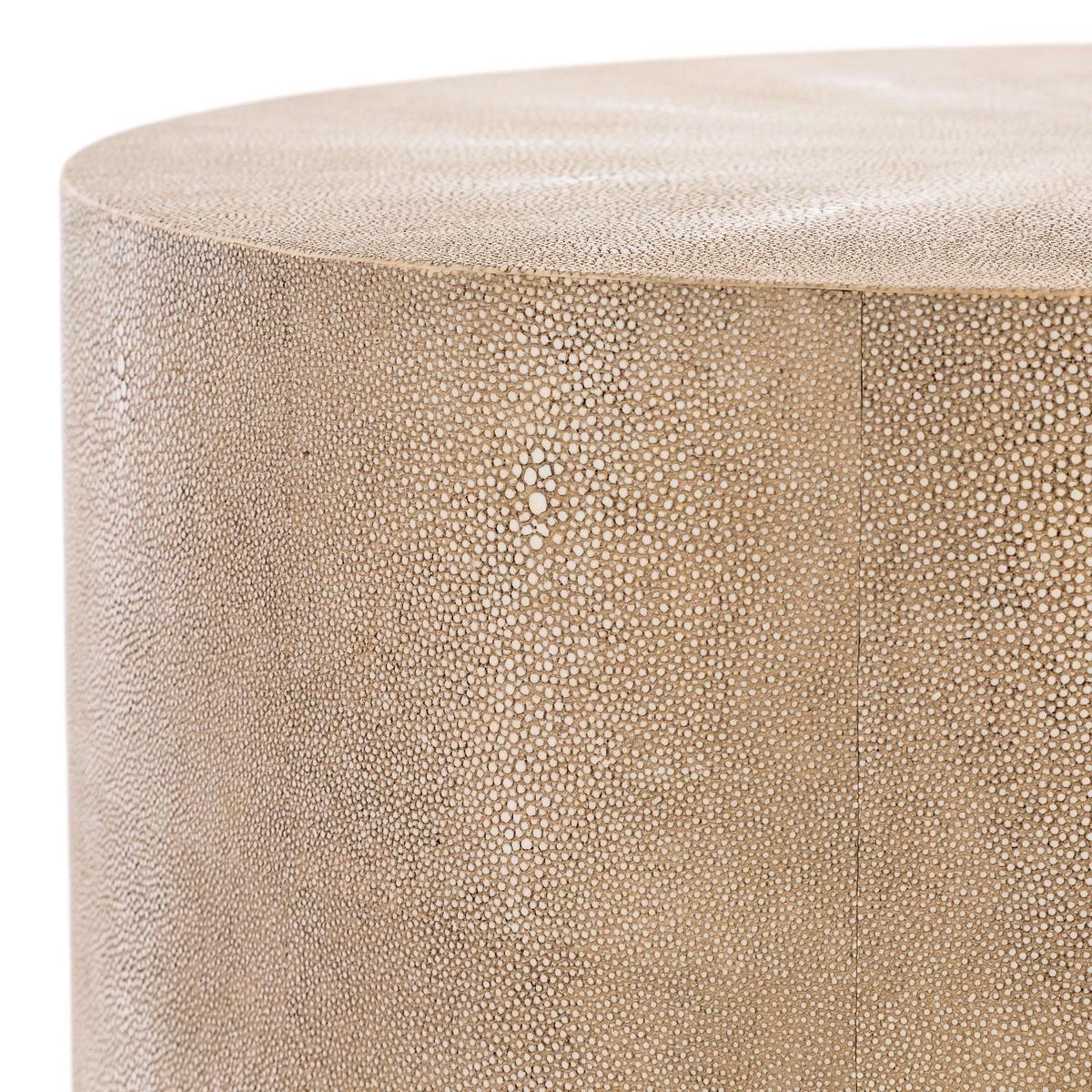 Diesel Faux Shagreen End Table - Natural - Safavieh - Image 2