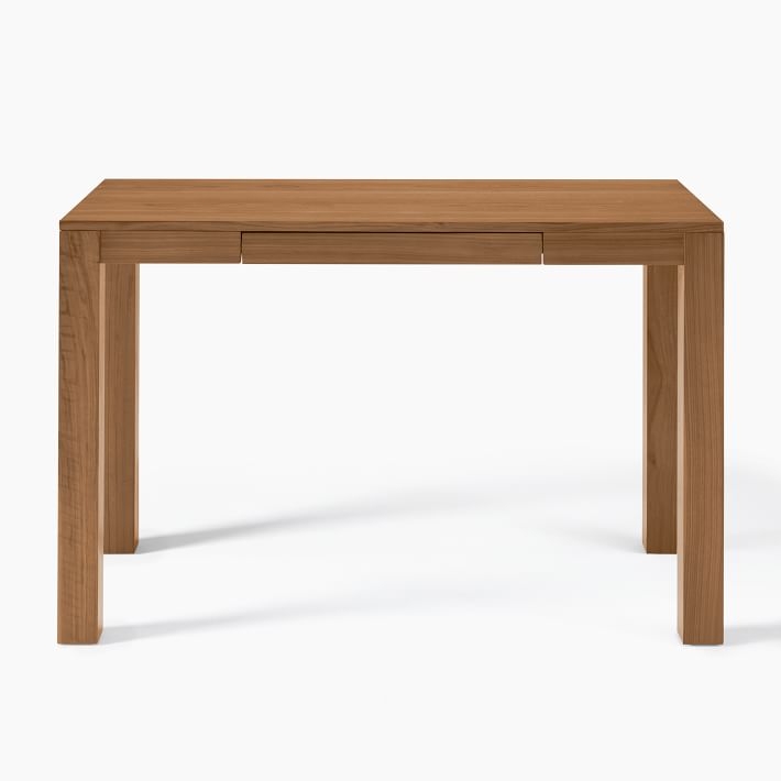 Parsons Desk With Drawers, Cool Walnut - Image 0