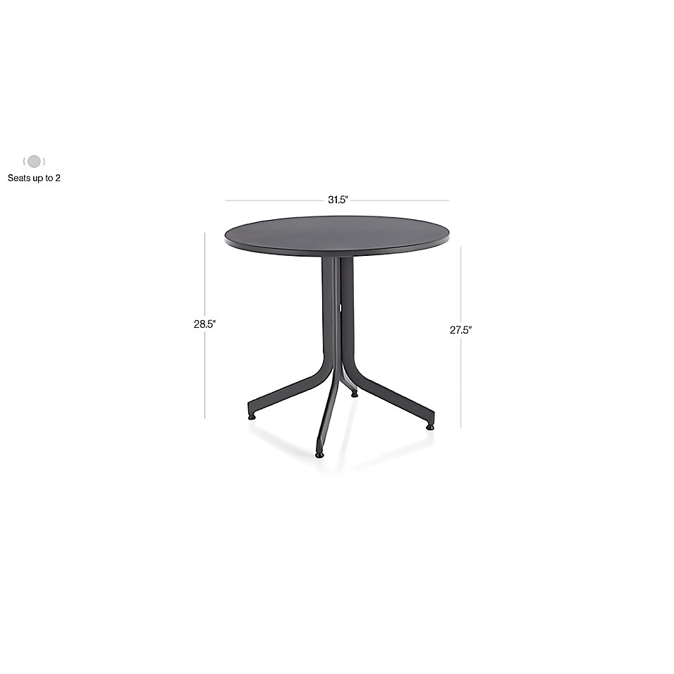 Lanai Round Fliptop Outdoor Dining Table - Image 2