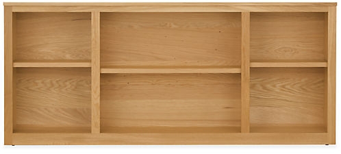 Woodwind 30h Bookcase, Walnut, Long - Image 1