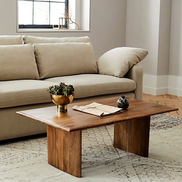 Anton Solid Wood Coffee Table, Rectangle - Image 3