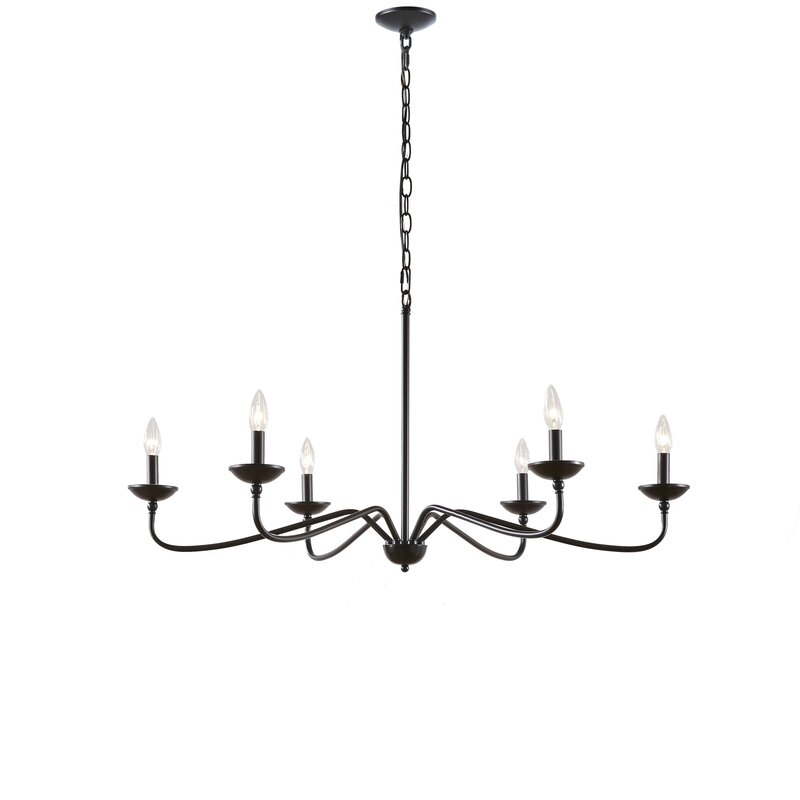 Ralls 6-Light Candle Style Classic / Traditional Chandelier - Image 0