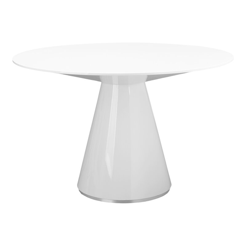 Otago Dining Table Color: White - Image 1