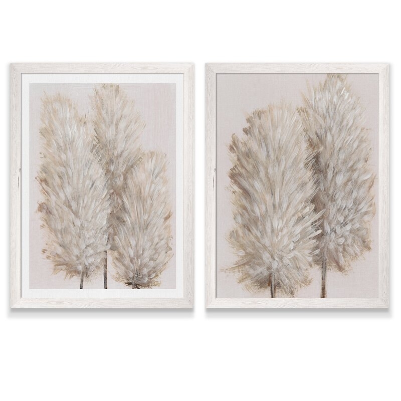 'Pampas Grass III' by Vincent Van Gogh - 2 Piece Picture Frame Painting Print Set - Image 0