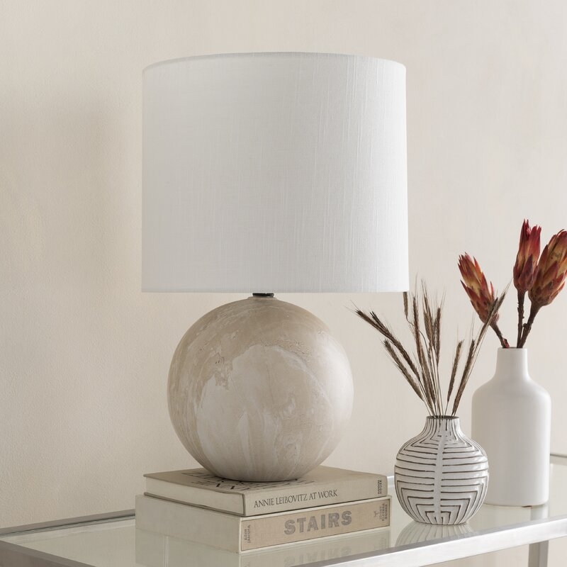 Gardendale 21.5'' Table Lamp - BEIGE/WHITE - Image 1