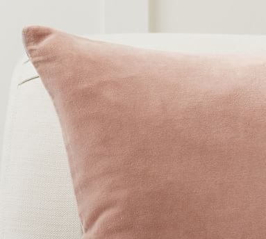 Velvet Linen Pillow Cover, 20 x 20", Adobe - Image 3
