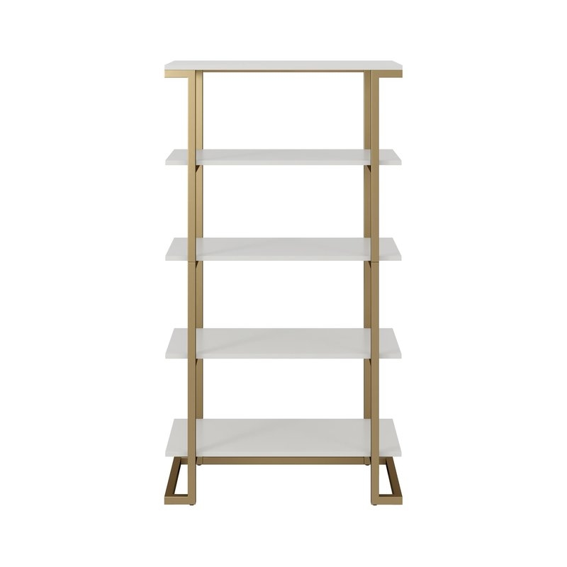 CosmoLiving by Cosmopolitan Camila Etagere Bookcase in White - Image 6