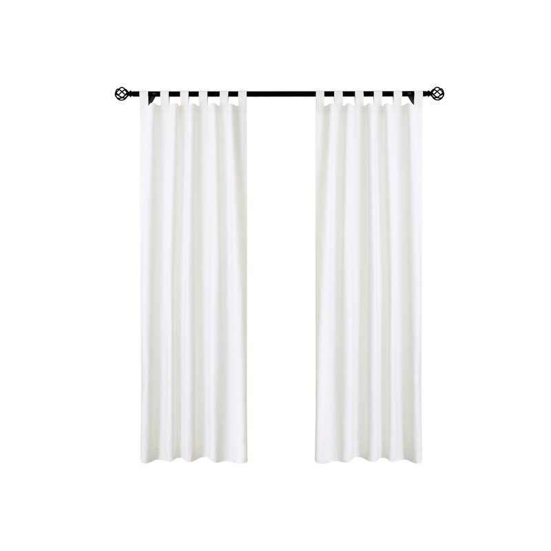 Mcgowen Solid Room Darkening Thermal Tab Top Curtains (Set of 2) - Image 0