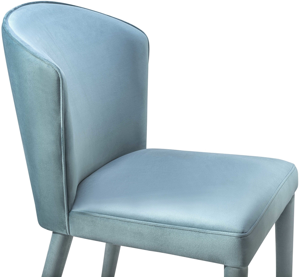 Metropolitan Sea Blue Velvet Chair - Image 3