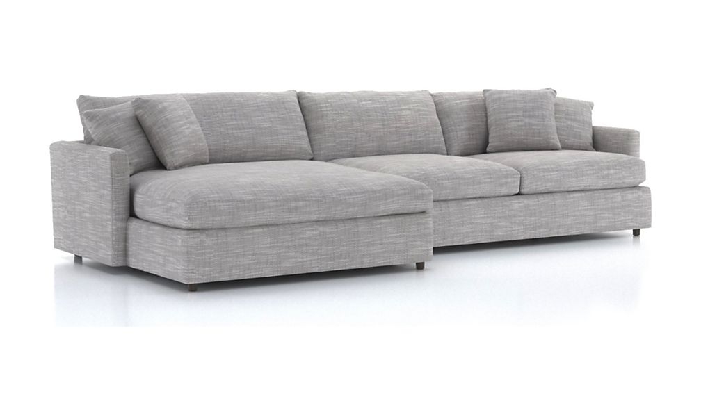 Lounge Deep 2-Piece Left Arm Double Chaise Sectional Sofa - Image 0