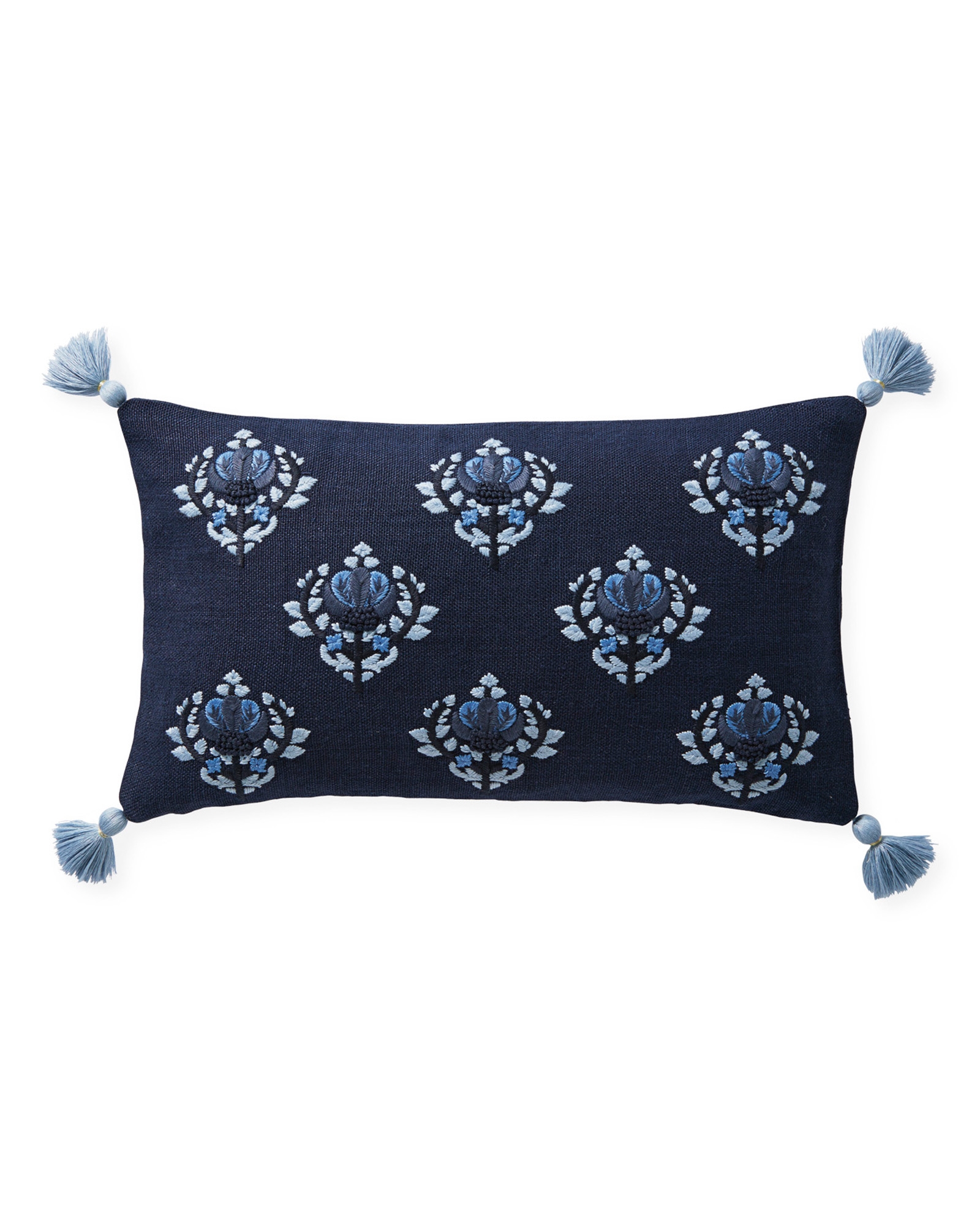 Kemp 12" x 21" Pillow Cover - Navy - Insert sold separately - Image 0