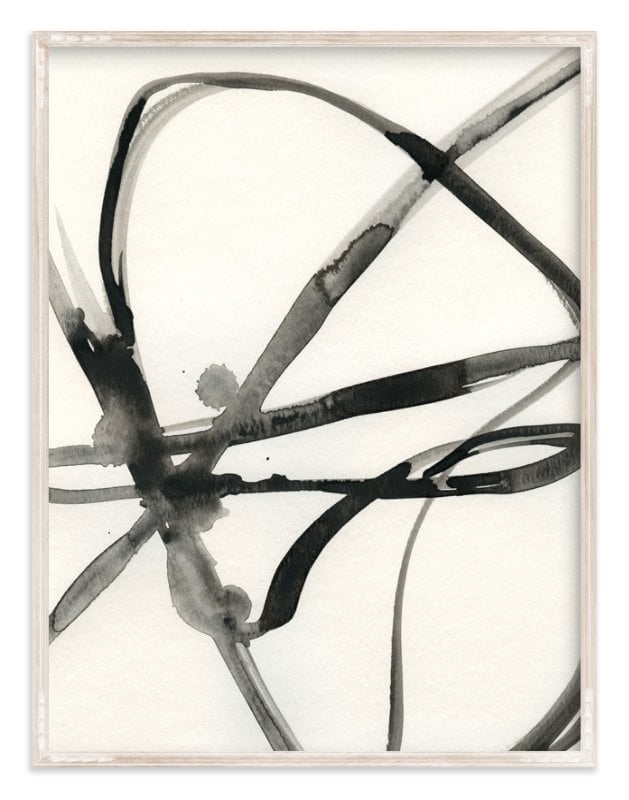 Plant Cell 1, 40" x 54", whitewashed farmhouse frame - Image 0