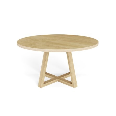 Kandace Dining Table Color: Natural, Size: 29" H x 60" L x 60" W - Image 0