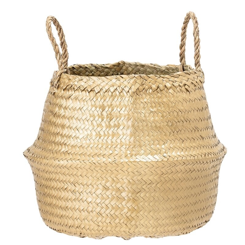 Small Seagrass Wicker Basket - Image 0