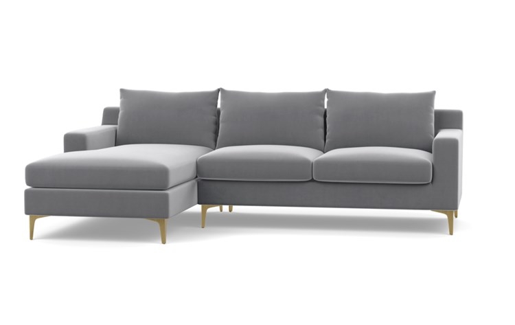 Sloan Sectional Sofa with Left Chaise, 104" - Image 0