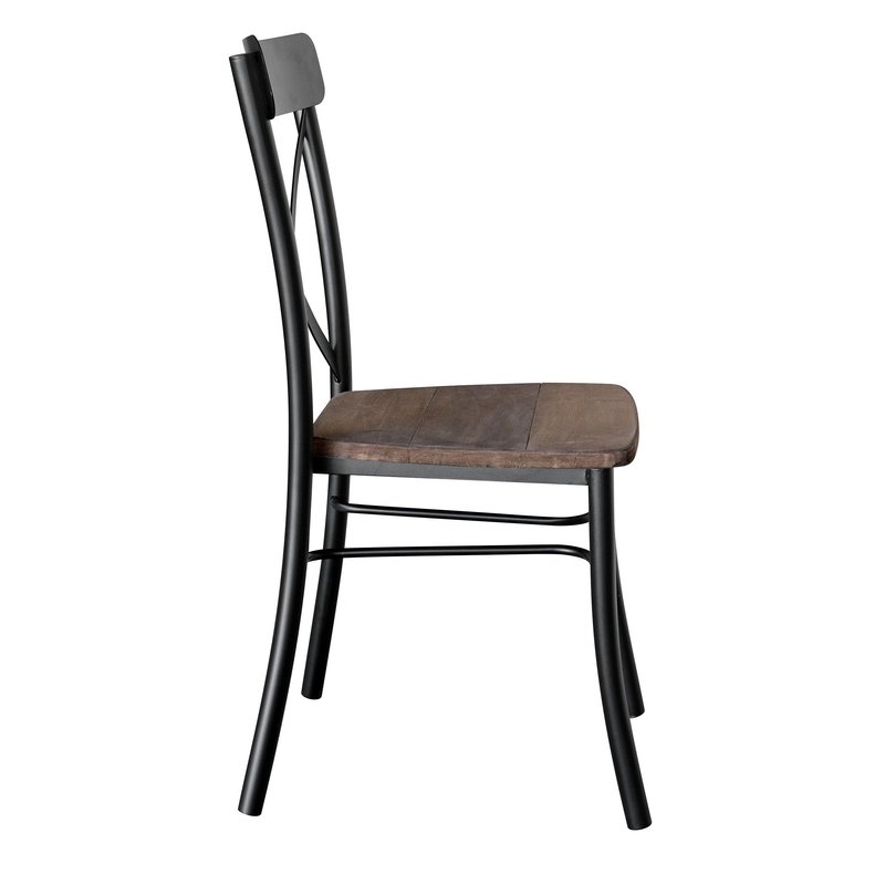 REZ Furniture Dining Chair in Brown/Black - Image 3