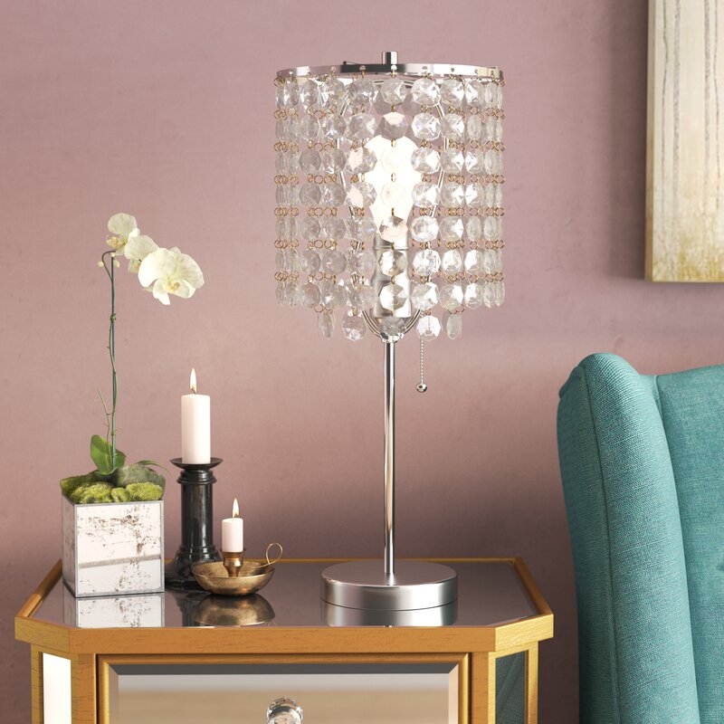 Northwood Crystal Inspired 19" Table Lamp - Image 0