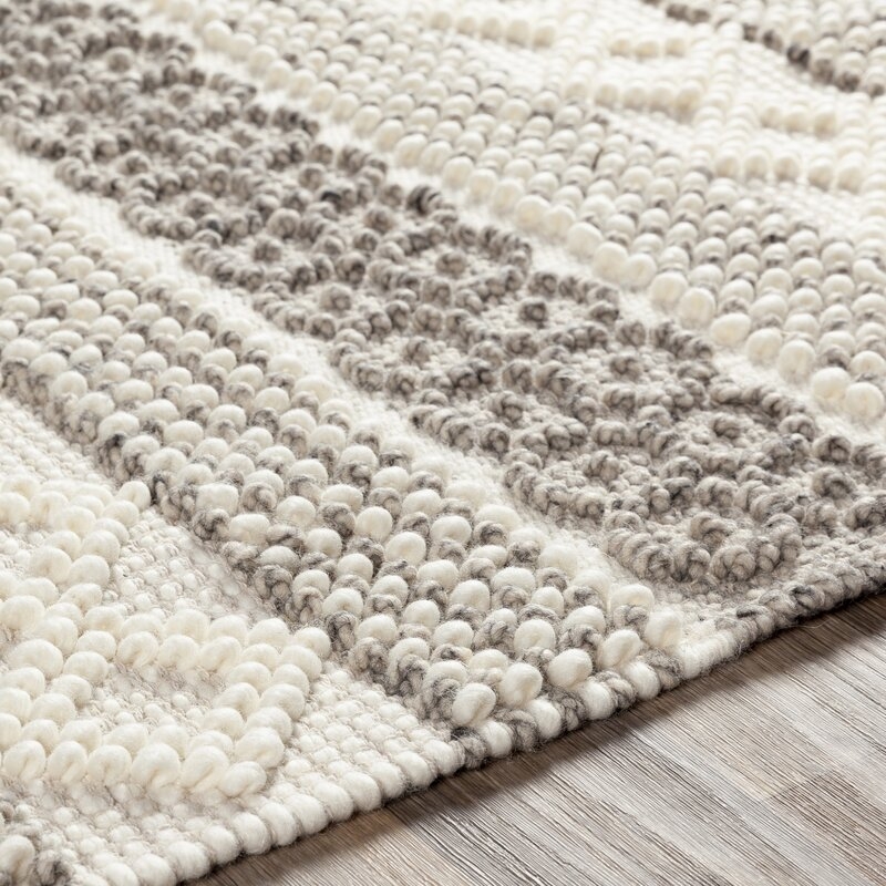 Jaclyn Global-Inspired Handwoven Flatweave Wool/Cotton Taupe/Cream Area Rug - Image 2