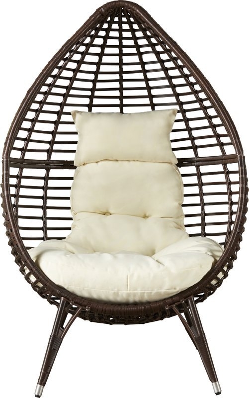Teardrop Patio Chair with Cushions - Image 1