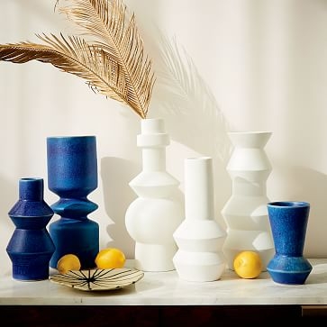 Totem Vase, 8", Matte Black - Image 3