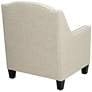 Tivoli Ivory Linen Tufted Armchair - Image 2