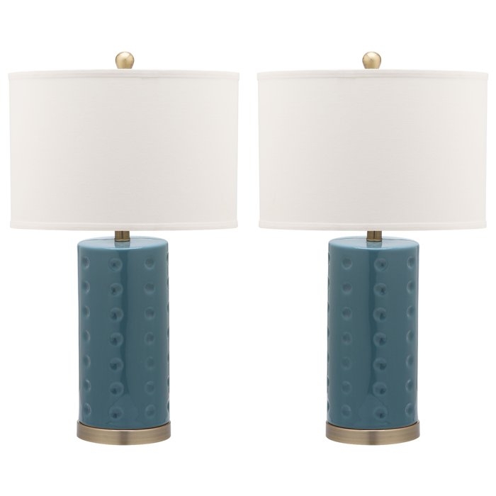 Elroy 26" Table Lamp - Navy - Image 0