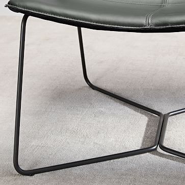 Slope Leather Lounge Chair, Halo Leather/Saddle - Image 4
