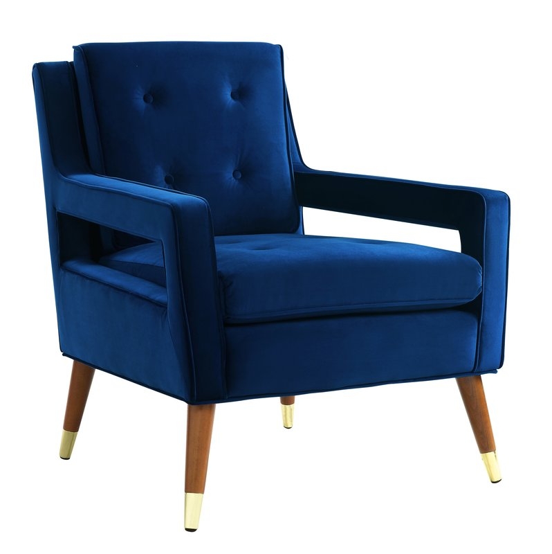 Alverstone Velvet Armchair - Image 1