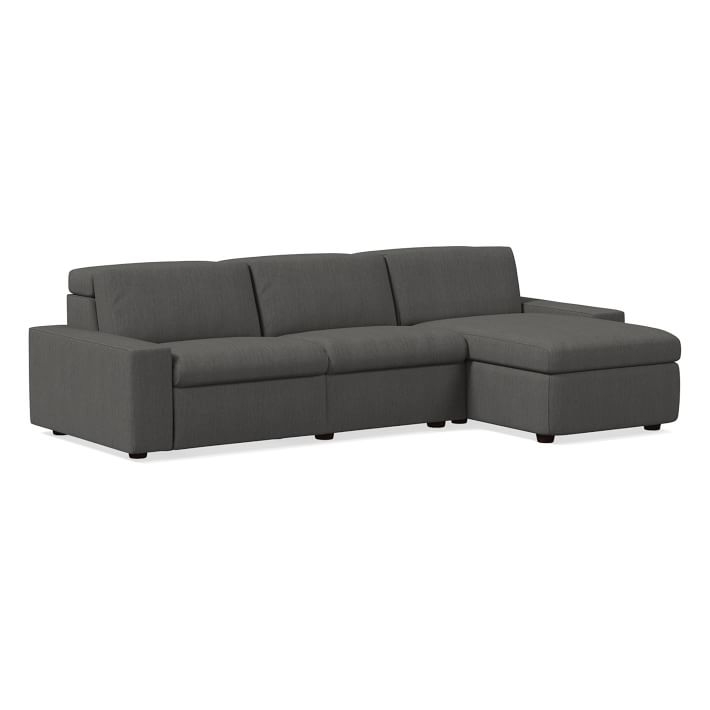 Enzo Reclining Chaise Sectional w/ Storage - Image 0