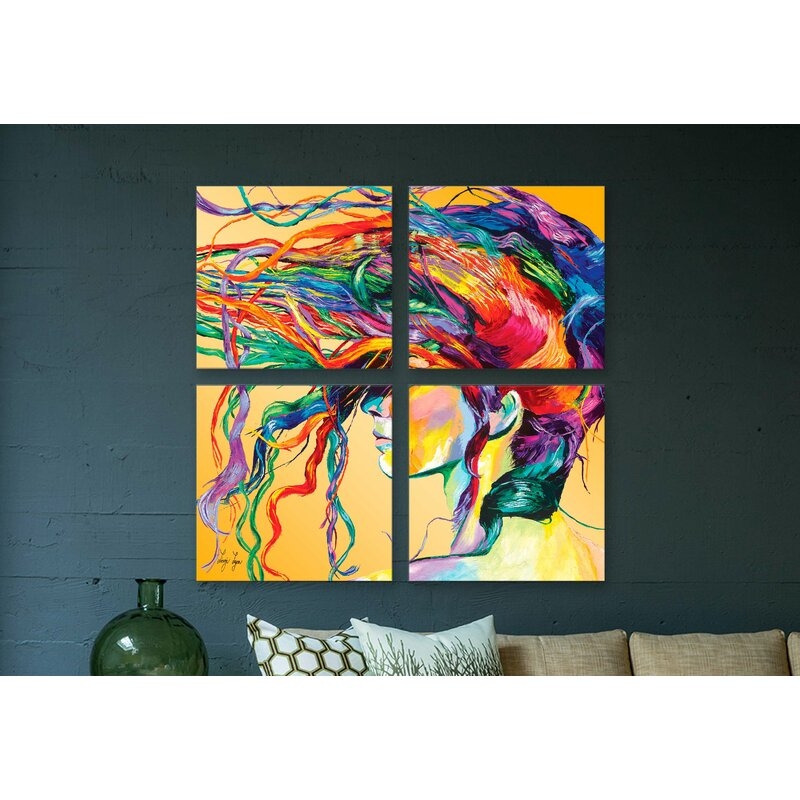 'Windswept' Multi-Piece Image on Wrapped Canvas - Image 1