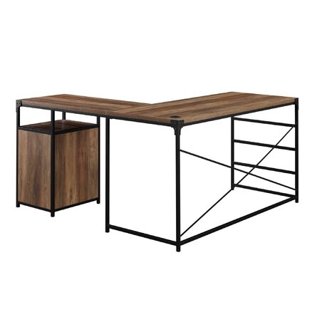 Topton L-Shaped Computer Desk With Storage - Image 4
