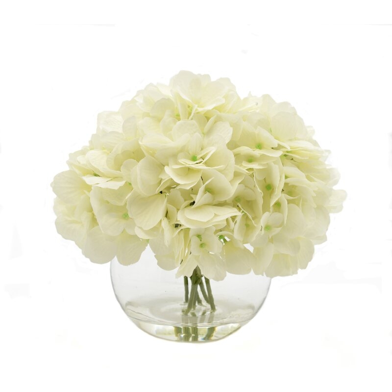 White Hydrangea Floral Arrangements - Image 0