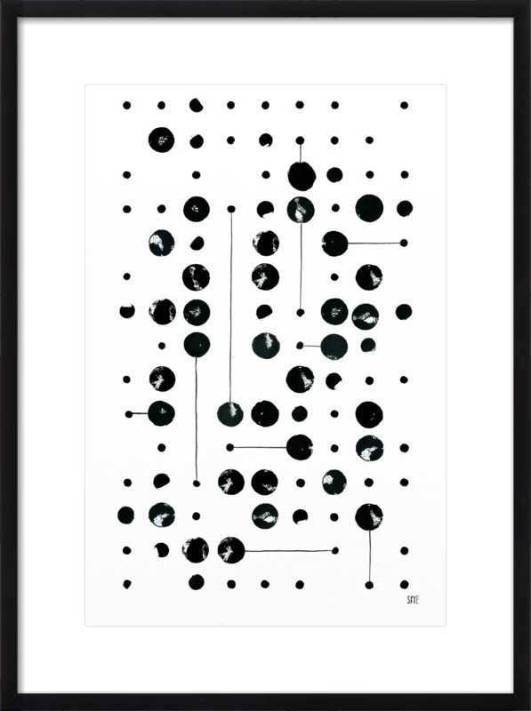 105 Dots 10 Lines - Black Wood - Image 0