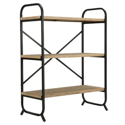 Henn 3-tier Industrial Solid Wood Storage Shelf - Image 0