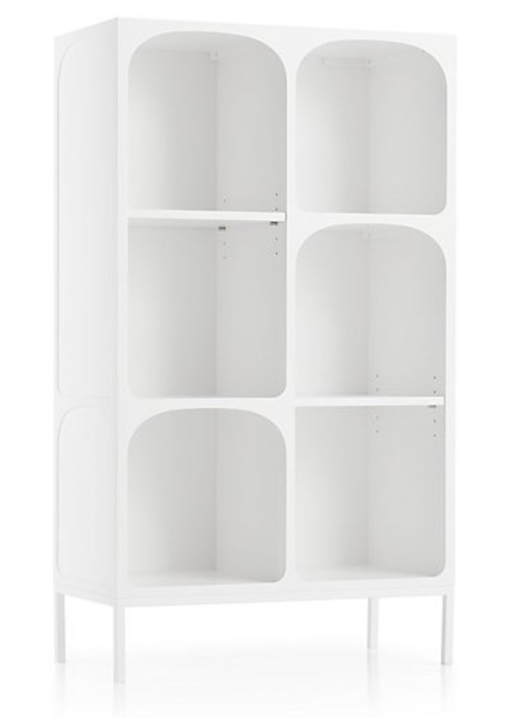 Anders White Cube Bookcase with Legs - Image 2