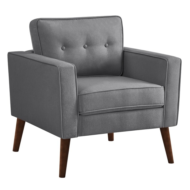 Bayles 31.5'' Wide Tufted Armchair - Image 1