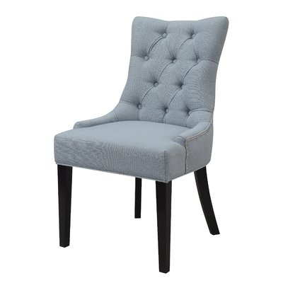 Upholstered Dining Chair - blue - Image 0
