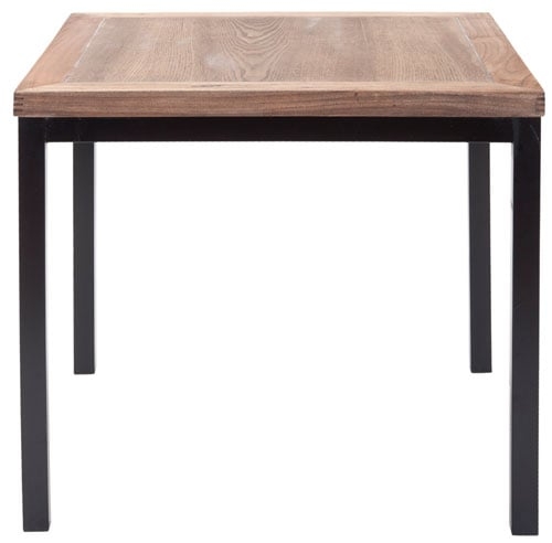 Dennis Wood Top Side Table - Oak - Arlo Home - Image 0
