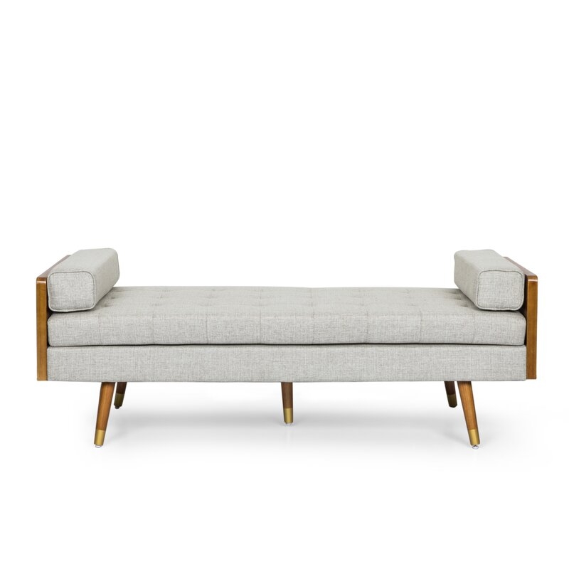 Tufted Square Arms Chaise Lounge - Image 1