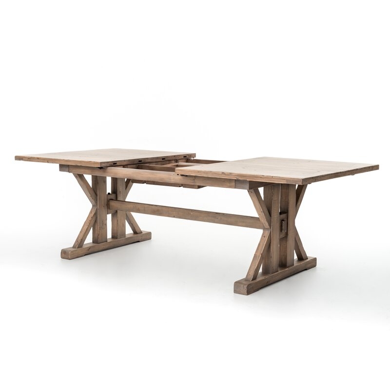 Four Hands Tuscan Spring Extendable Solid Wood Dining Table - Image 4